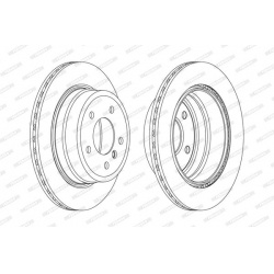 stabdžių diskas (1vnt) PREMIER Coat+ disc
FERODO