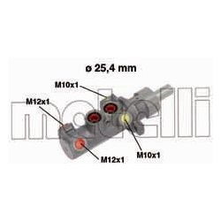pagrindinis cilindras, stabdžiai
                                METELLI                                05-0641, METELLI, 05