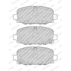 stabdžių trinkelių rinkinys, diskinis stabdys PREMIER
                                FERODO                              