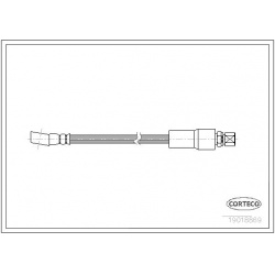 stabdžių žarnelė
                                CORTECO                                                19018869, CORTECO