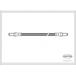 stabdžių žarnelė
                                CORTECO                                                19032145, CORTECO