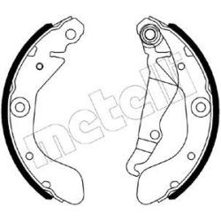 stabdžių trinkelių komplektas
METELLI 53-05