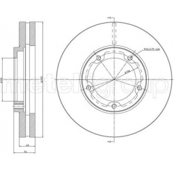 stabdžių diskas (1vnt)
METELLI 23-1699, METE