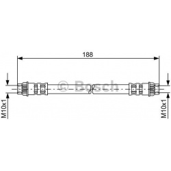 stabdžių žarnelė
                                BOSCH                                                1987476917, BOSCH, 