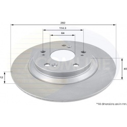 stabdžių diskas (1vnt)
                                COMLINE                                                ADC0548, COML