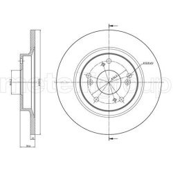 stabdžių diskas (1vnt)
                                METELLI                                                23-1184C, MET