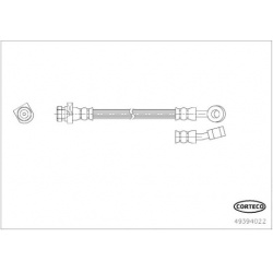 Stabdžių žarnelė
                                CORTECO                                                49394022, CORTECO
