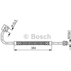 stabdžių žarnelė
                                BOSCH                                                1987476983, BOSCH, 