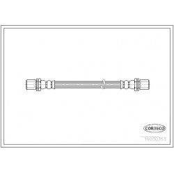 stabdžių žarnelė
                                CORTECO                                                19030353, CORTECO