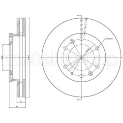 stabdžių diskas (1vnt)
                                METELLI                                23-1669C, METELLI, 23-1669C, 