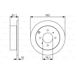 stabdžių diskas (1vnt)
                                BOSCH                                                0986479S68, BOS