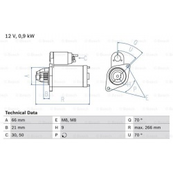 Starteris
                                BOSCH                                                0986010200, BOSCH, 0986010200,