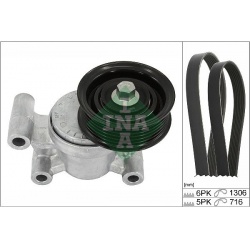 V formos rumbuotas diržas, komplektas
                                INA                                                529