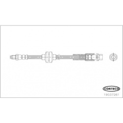 stabdžių žarnelė
                                CORTECO                                19037261, CORTECO, 19037261, auto