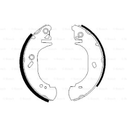 stabdžių trinkelių komplektas
                                BOSCH                                                0986487