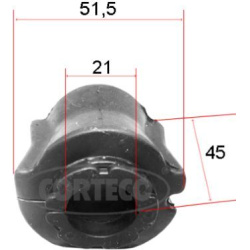 stabilizatoriaus įvorė
                                CORTECO                                                49371817, COR