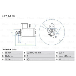 Starteris
                                BOSCH                                                0986023660, BOSCH, 0986023660,