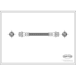stabdžių žarnelė
                                CORTECO                                                19032468, CORTECO
