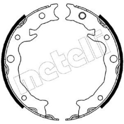 stabdžių trinkelių komplektas, stovėjimo stabdis
                                METELLI                                 