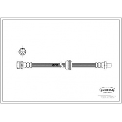 stabdžių žarnelė
                                CORTECO                                                19032857, CORTECO