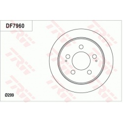 stabdžių diskas (1vnt)
                                TRW                                                DF7960, TRW, DF79