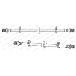 stabdžių žarnelė
                                FERODO                                                FHY2797, FERODO, F