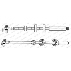 stabdžių žarnelė
FERODO FHY2695, FERODO, F