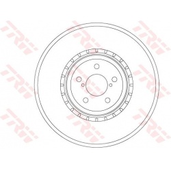 stabdžių diskas (1vnt) TRW SINGLE
                                                DF6923S, TRW, DF6923S, auto detalė