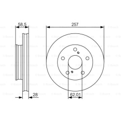 stabdžių diskas (1vnt)
BOSCH 0986479R53, BOS