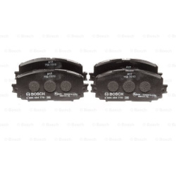 stabdžių trinkelių rinkinys, diskinis stabdys
                                BOSCH                                       