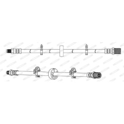 stabdžių žarnelė
                                FERODO                                                FHY2799, FERODO, F