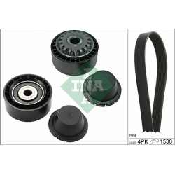 V formos rumbuotas diržas, komplektas
                                INA                                529028010, INA, 529