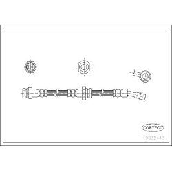 stabdžių žarnelė
CORTECO 19032443, CORTECO