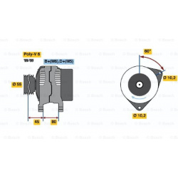 kintamosios srovės generatorius
                                BOSCH                                                0123212