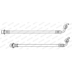 stabdžių žarnelė
                                FERODO                                FHY2848, FERODO, FHY2848, auto det