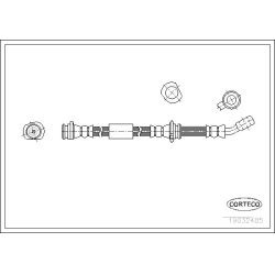 stabdžių žarnelė
CORTECO 19032485, CORTECO
