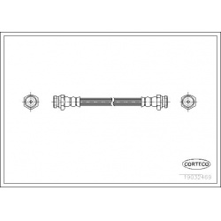 stabdžių žarnelė
CORTECO 19032469, CORTECO
