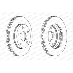 stabdžių diskas (1vnt)
                                FERODO                                                DDF505, FERODO