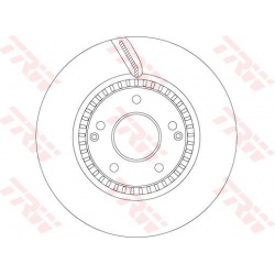stabdžių diskas (1vnt) TRW SINGLE
                                                DF6884S, TRW, DF6884S, auto detalė