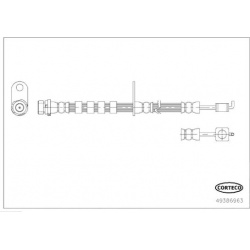 stabdžių žarnelė
                                CORTECO                                49386963, CORTECO, 49386963, auto