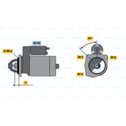 Starteris
                                BOSCH                                                0986013120, BOSCH, 0986013120,