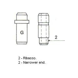 vožtuvų kreiptuvai Standard
                                METELLI                                                01-0784,