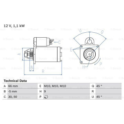 Starteris
                                BOSCH                                                0986012340, BOSCH, 0986012340,