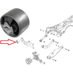 Sailentblokas galinės pakabos
                                LEMFÖRDER                                31286 01, LEMFÖRDER