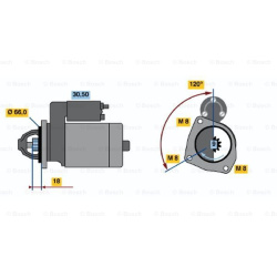 Starteris
                                BOSCH                                                0986010260, BOSCH, 0986010260,