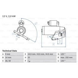 Starteris
                                BOSCH                                                0986024710, BOSCH, 0986024710,