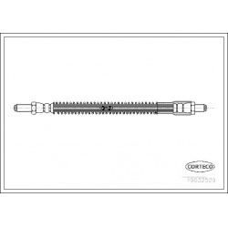 stabdžių žarnelė
                                CORTECO                                                19032529, CORTECO