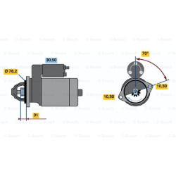 Starteris
                                BOSCH                                                0001107009, BOSCH, 0001107009,
