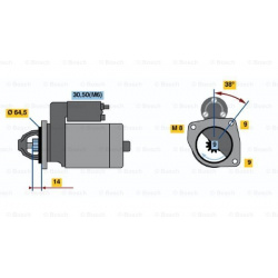 starteris
                                BOSCH                                                0001113006, BOSCH, 0001113006,