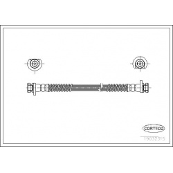 stabdžių žarnelė
                                CORTECO                                                19032315, CORTECO